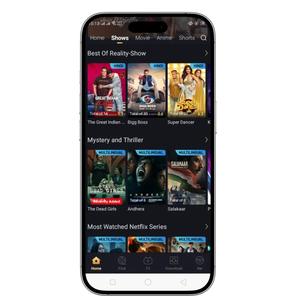 Castle APK homepage